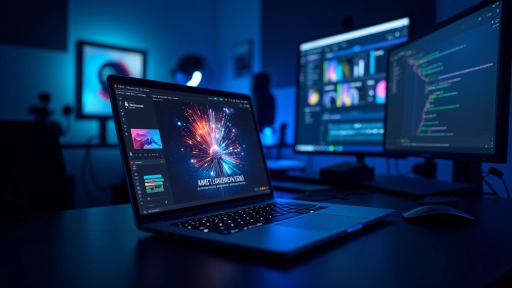 Efeito de luz dinâmica em movimento, demonstrando animação de glow sincronizada com elementos